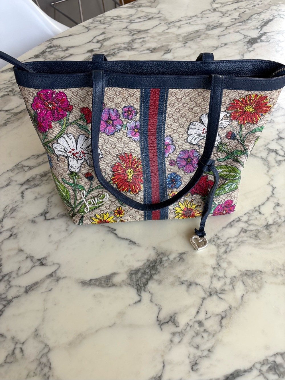 Brighton Field of Love floral tote